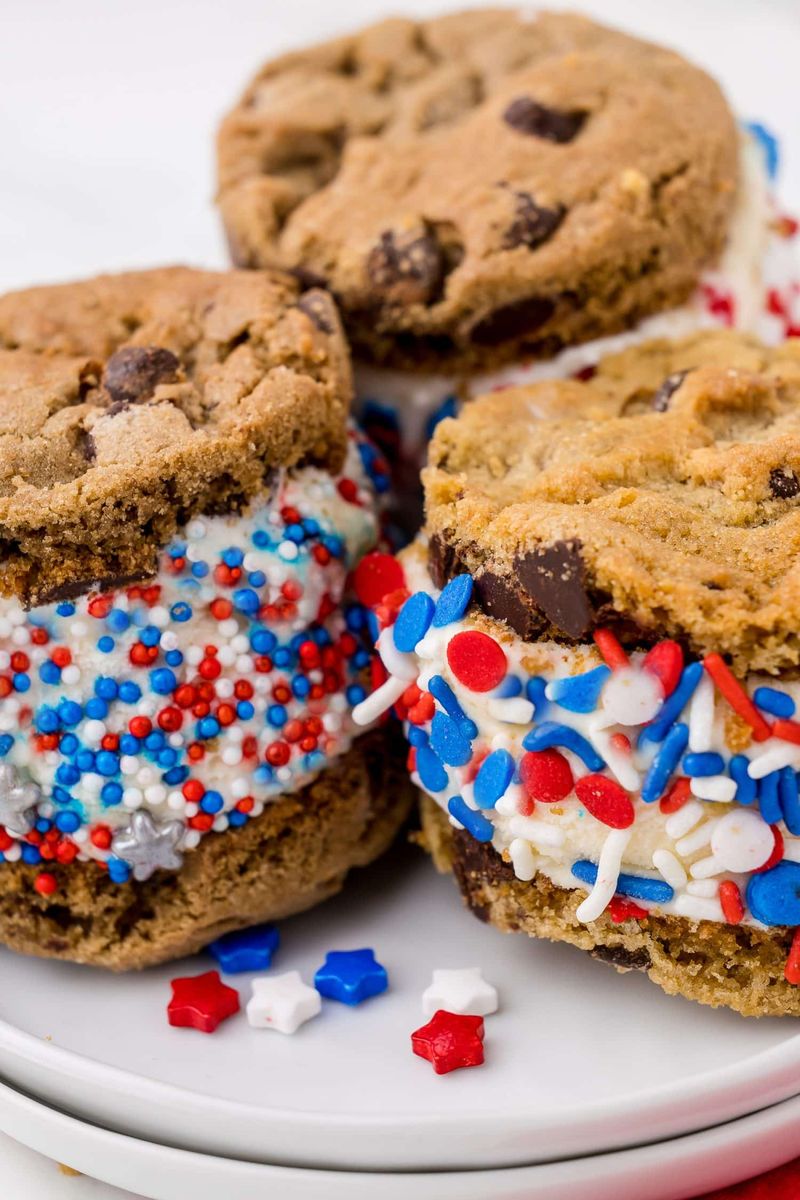 Mini Chocolate Chip Cookie Sandwiches