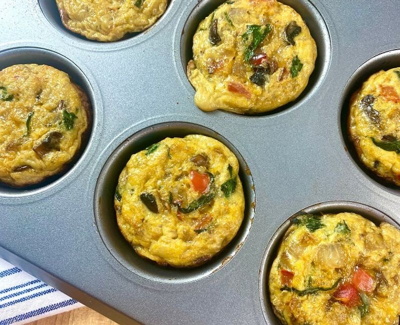 Mini Egg Muffins or Frittata Bites