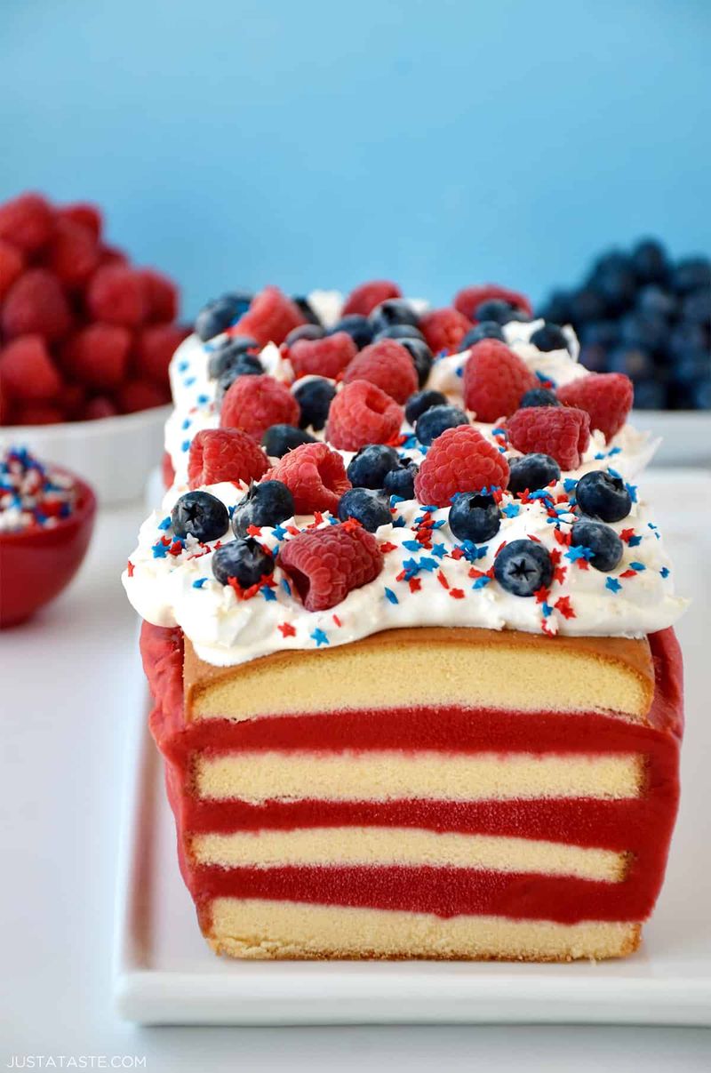 Flag Ice Cream Cake