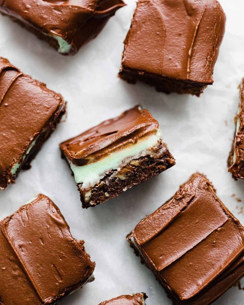 Mint Chocolate Brownies