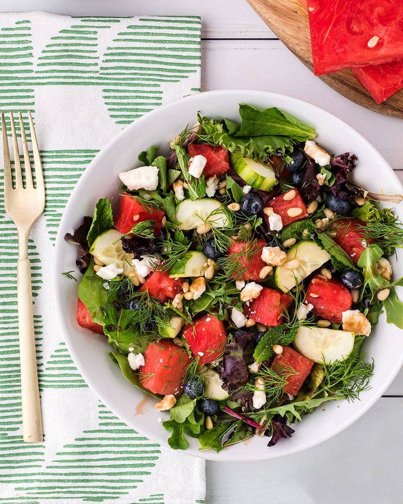 Mint-Infused Watermelon Salad