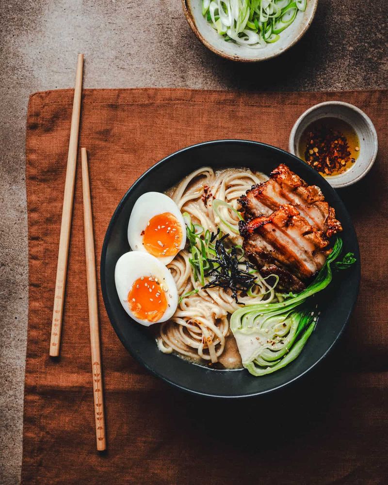 Miso Ramen with Soft-Boiled Eggs