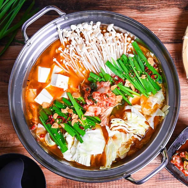 Kimchi and Miso Hot Pot