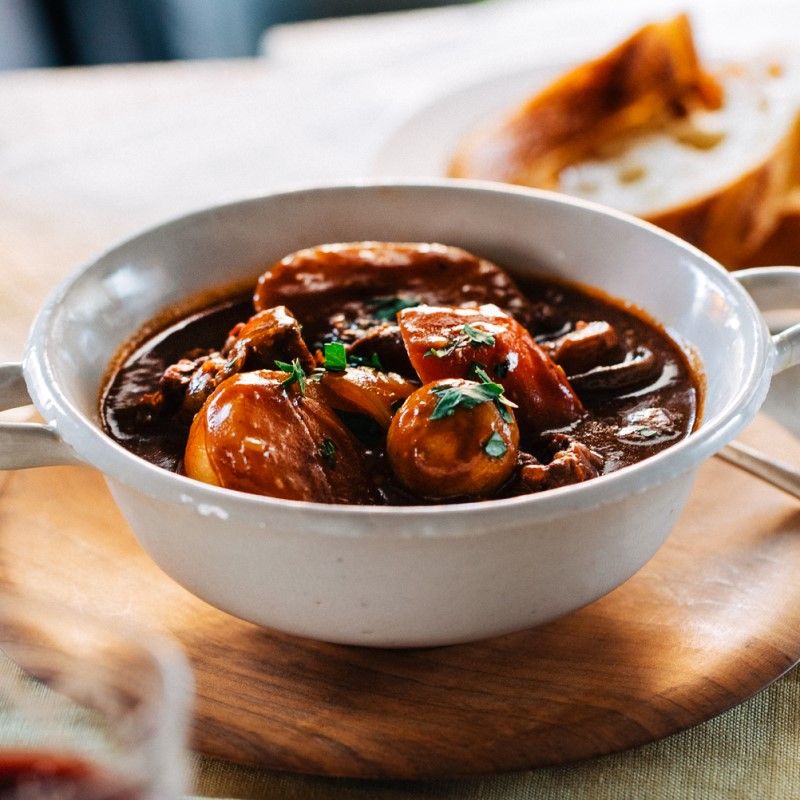 Miso Beef Stew with Root Vegetables