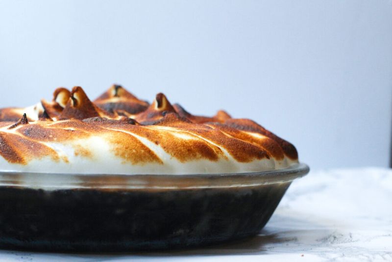Mocha Meringue Pie