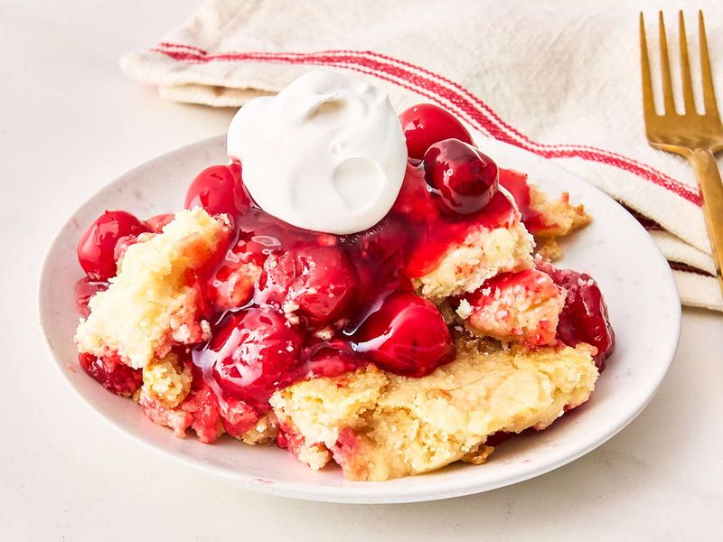 Cherry Cheesecake Dump Cake