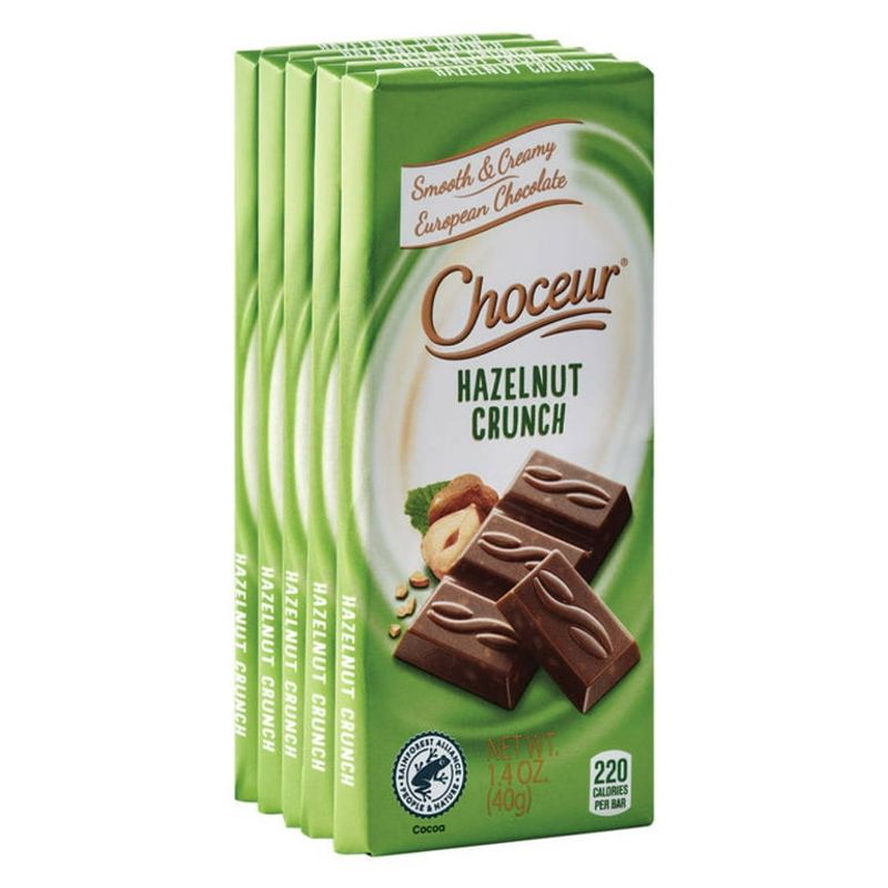 Choceur Hazelnut Crunch Mini Chocolate Bars