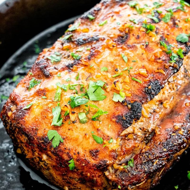 Honey Garlic Glazed Pork Loin