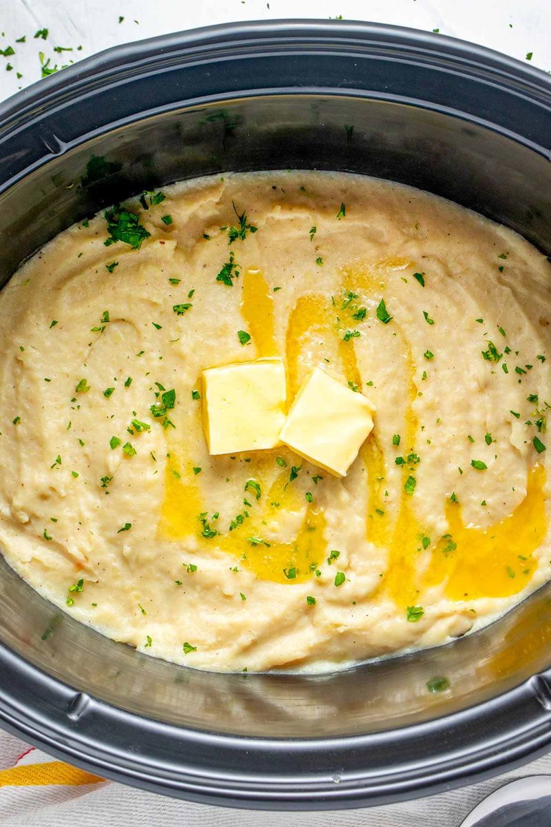 Buttery Slow-Cooker Mashed Potatoes