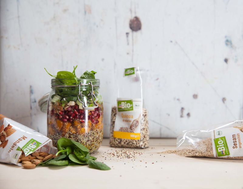 Quinoa and Sweet Potato Salad with Fruit