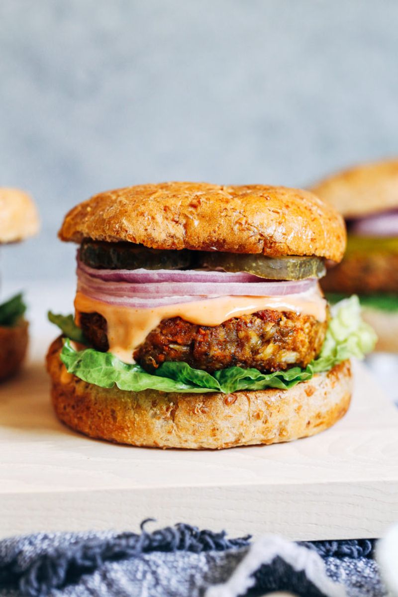 Curried Lentil And Rice Patty