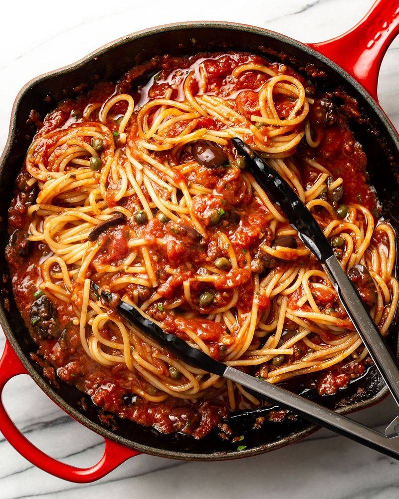 Pantry Pasta Puttanesca