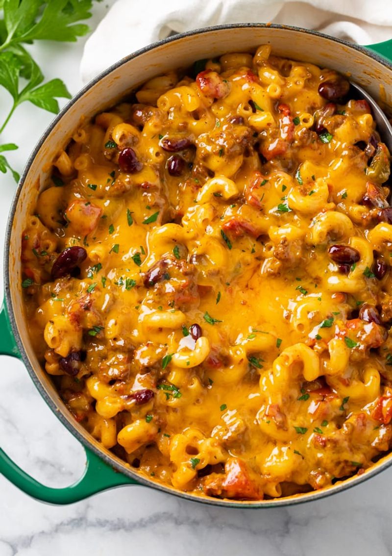 Chili Mac 'n' Cheese Bake