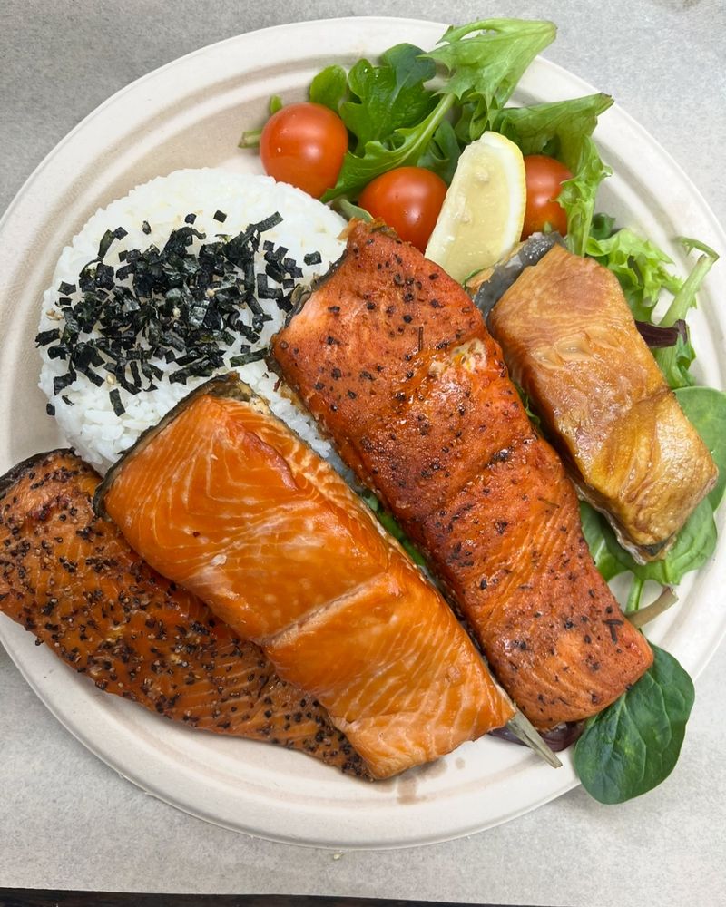 Seattle, WA – Salmon Teriyaki or Smoked Salmon