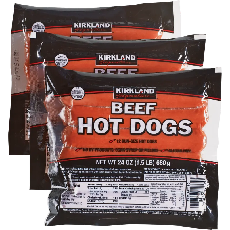 Kirkland Signature Beef Hot Dogs: Costco's Hidden Treasure