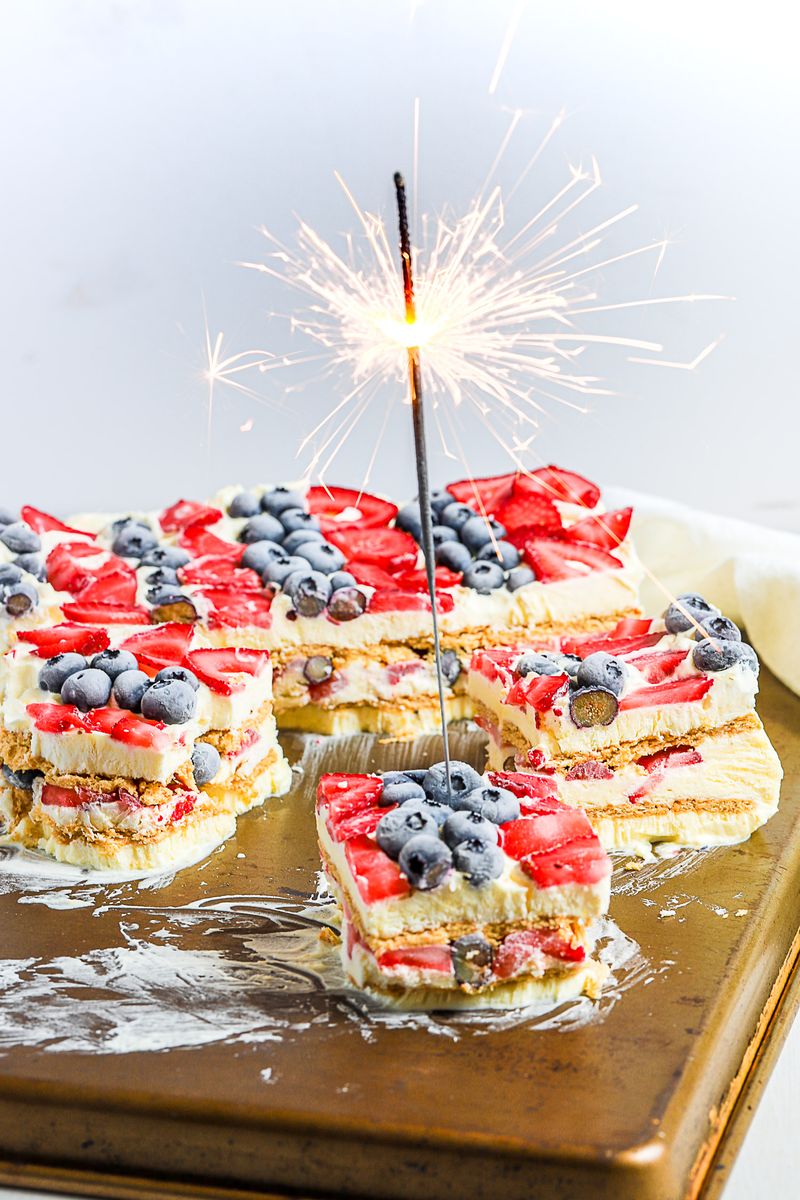 Berry & Cream Icebox Cake