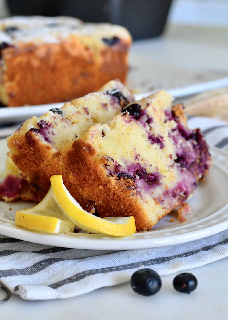 Lemon Blueberry Yogurt Cake