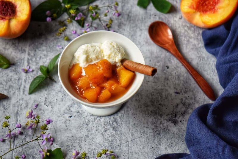 Peach Compote for Breakfast