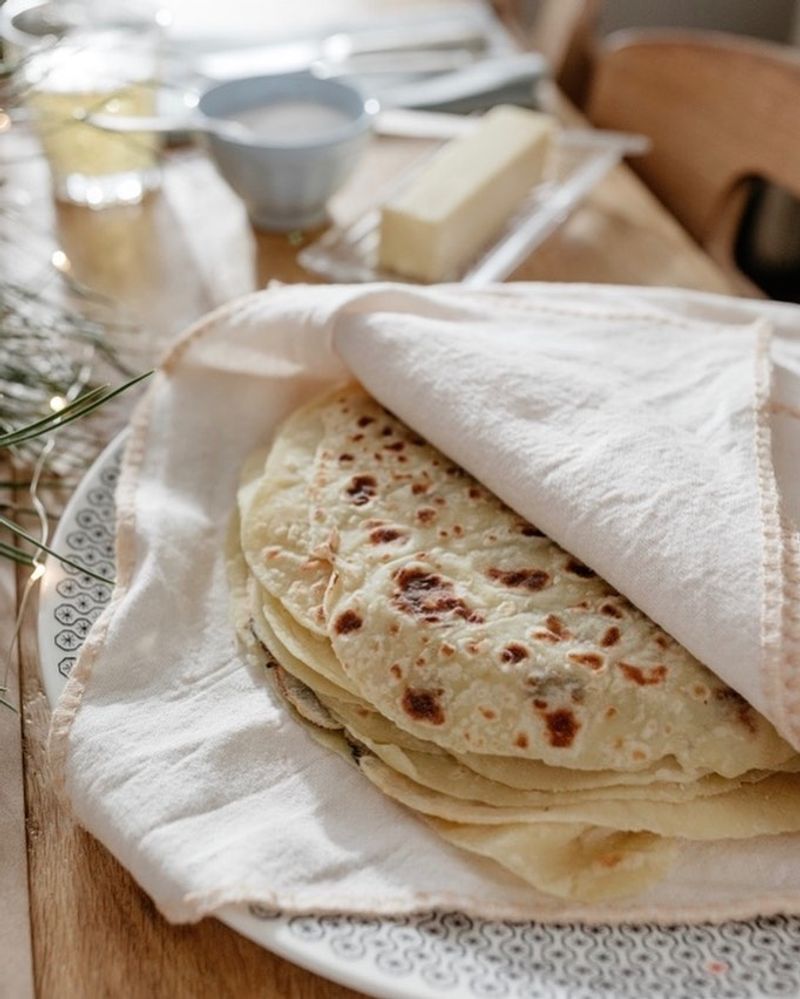 North Dakota: Lefse