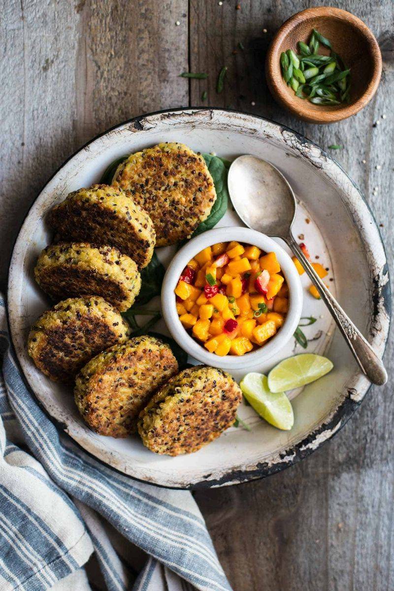 Quinoa and Chickpea Patties