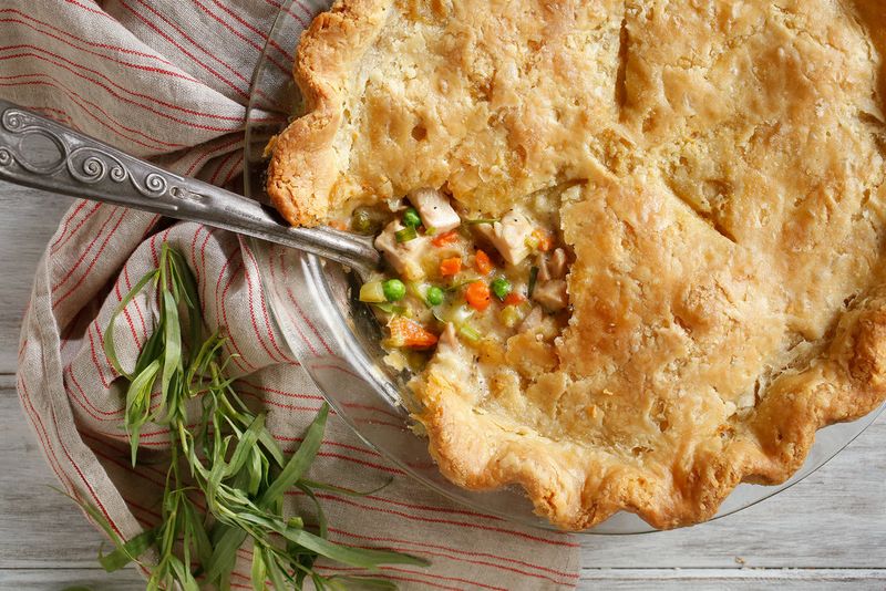 Chicken Pot Pie with Tarragon Gravy