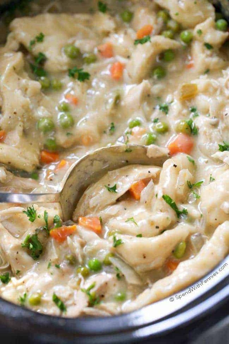 Old Fashioned Crock Pot Chicken And Dumplings
