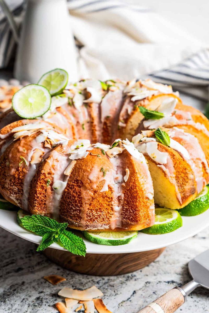 Coconut Lime Sheet Cake