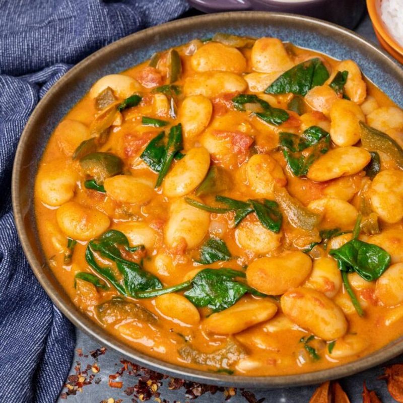 Curried Butter Beans