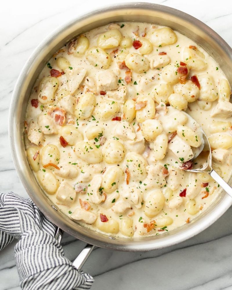 One-Pan Chicken Bacon Gnocchi