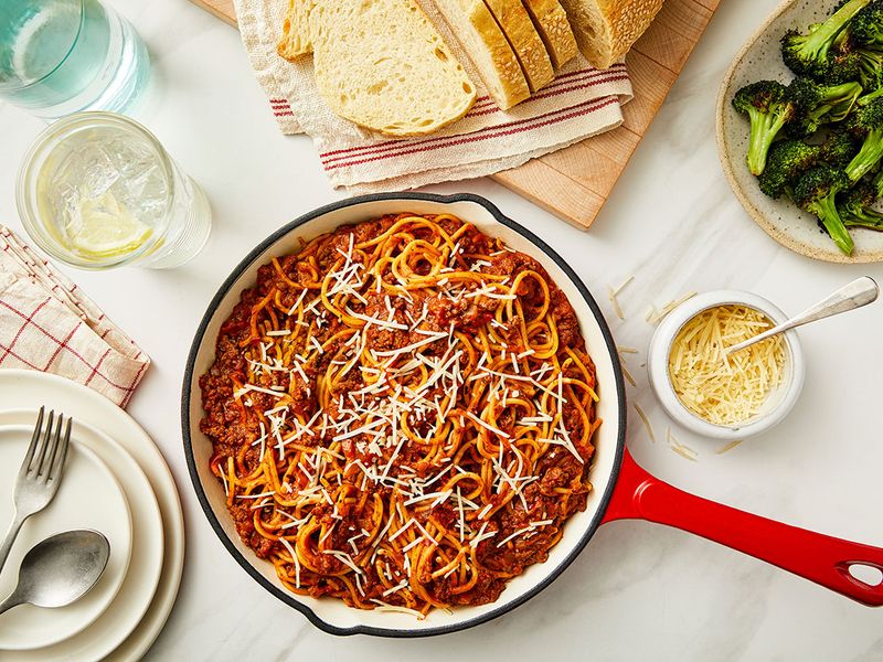 One-Pot Spaghetti Bolognese