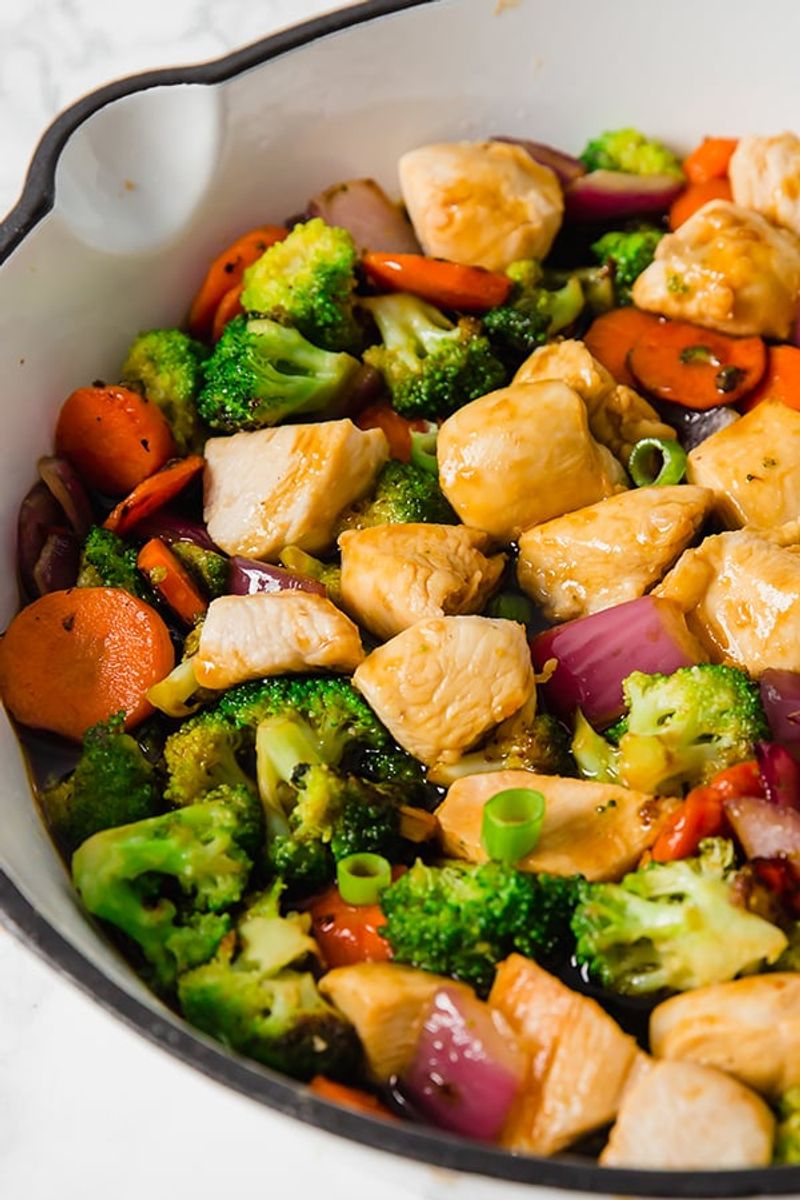 Teriyaki Chicken Skillet with Broccoli