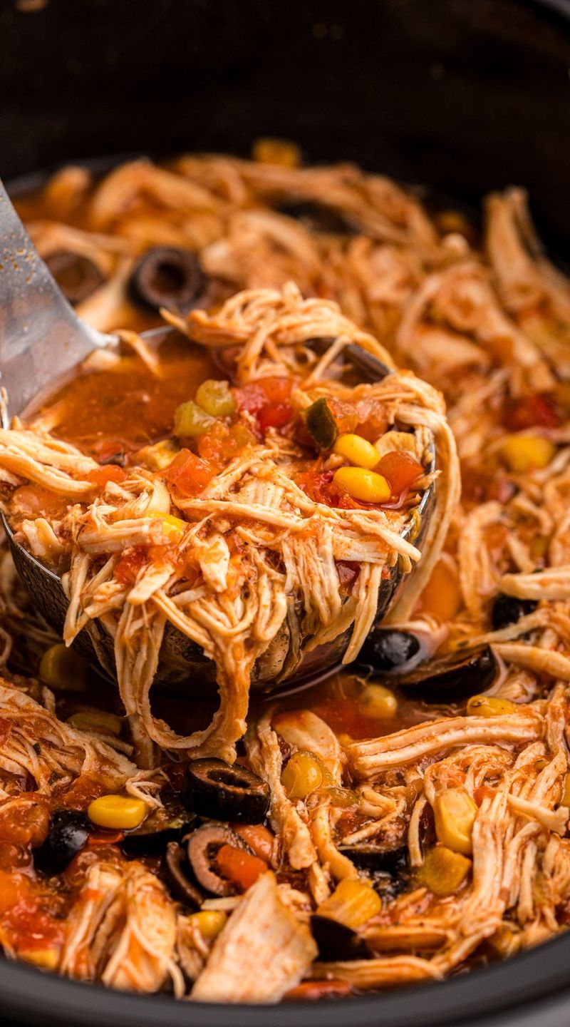 Slow Cooker Chicken Taco Soup