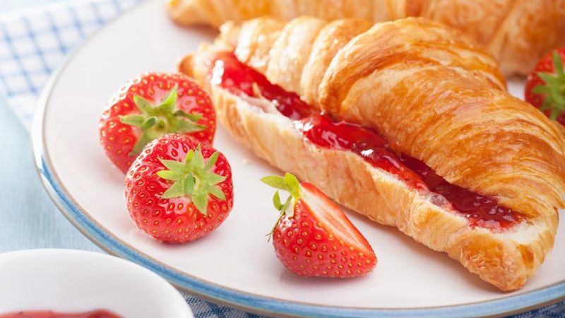 Croissant With Jam