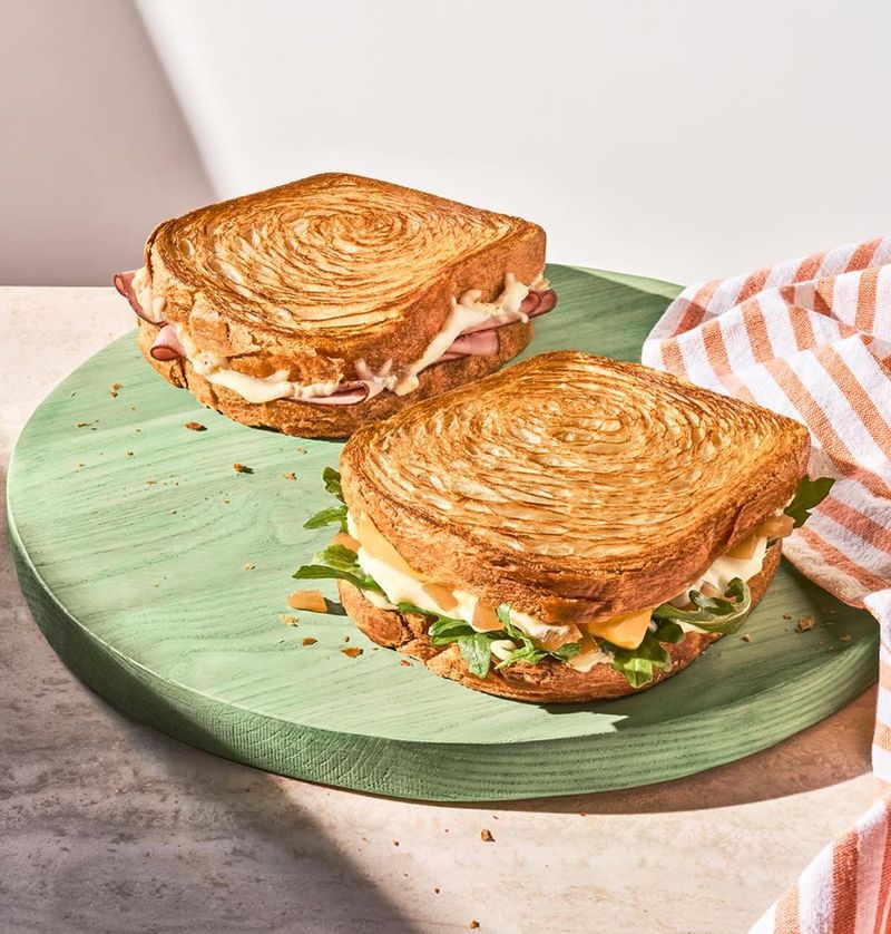 Panera's Croque Monsieur Croissant Toast
