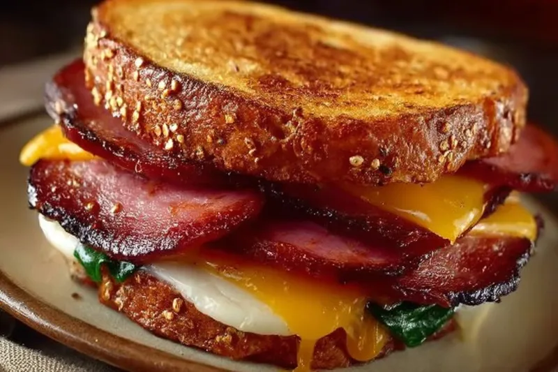 Fried Bologna Sandwich