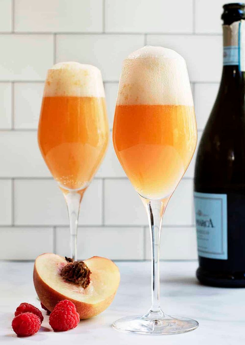 Peach Bellinis
