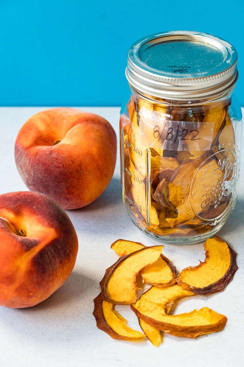 Dehydrated Peach Chips