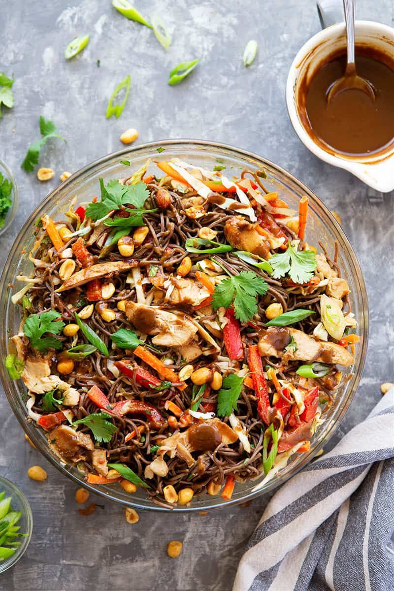 Thai Peanut Soba Noodle Salad