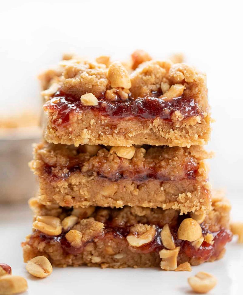 Peanut Butter and Jelly Bars