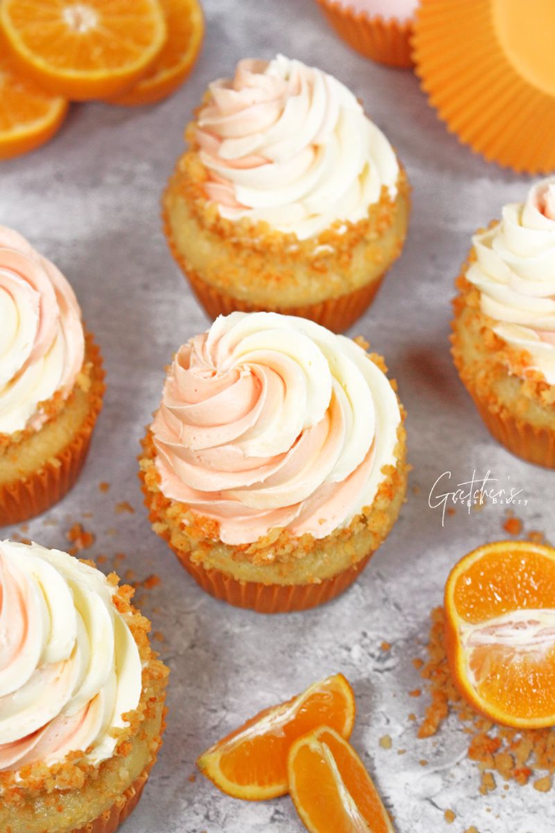 Orange Creamsicle Cake Cups