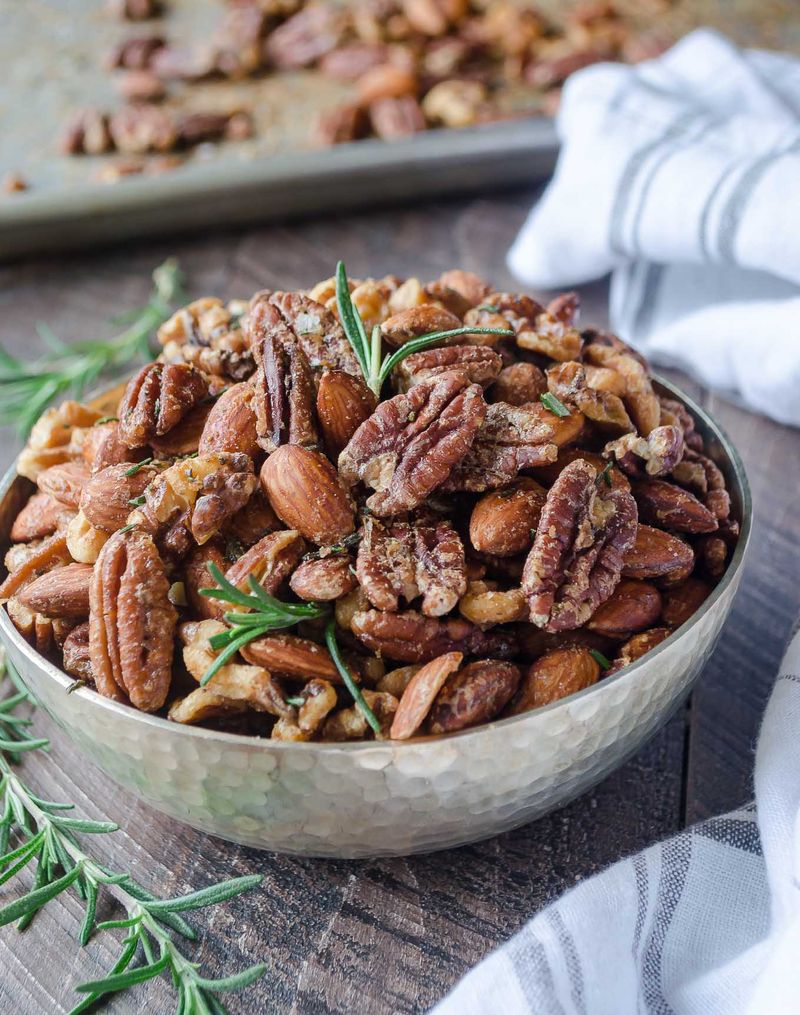 Sweet and Salty Roasted Nuts