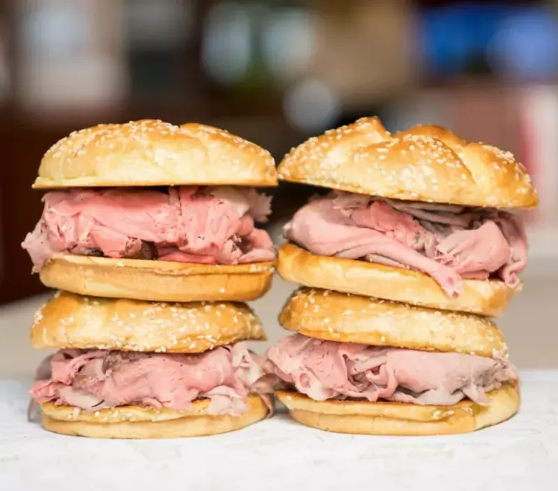 Leftover Roast Beef Sandwich