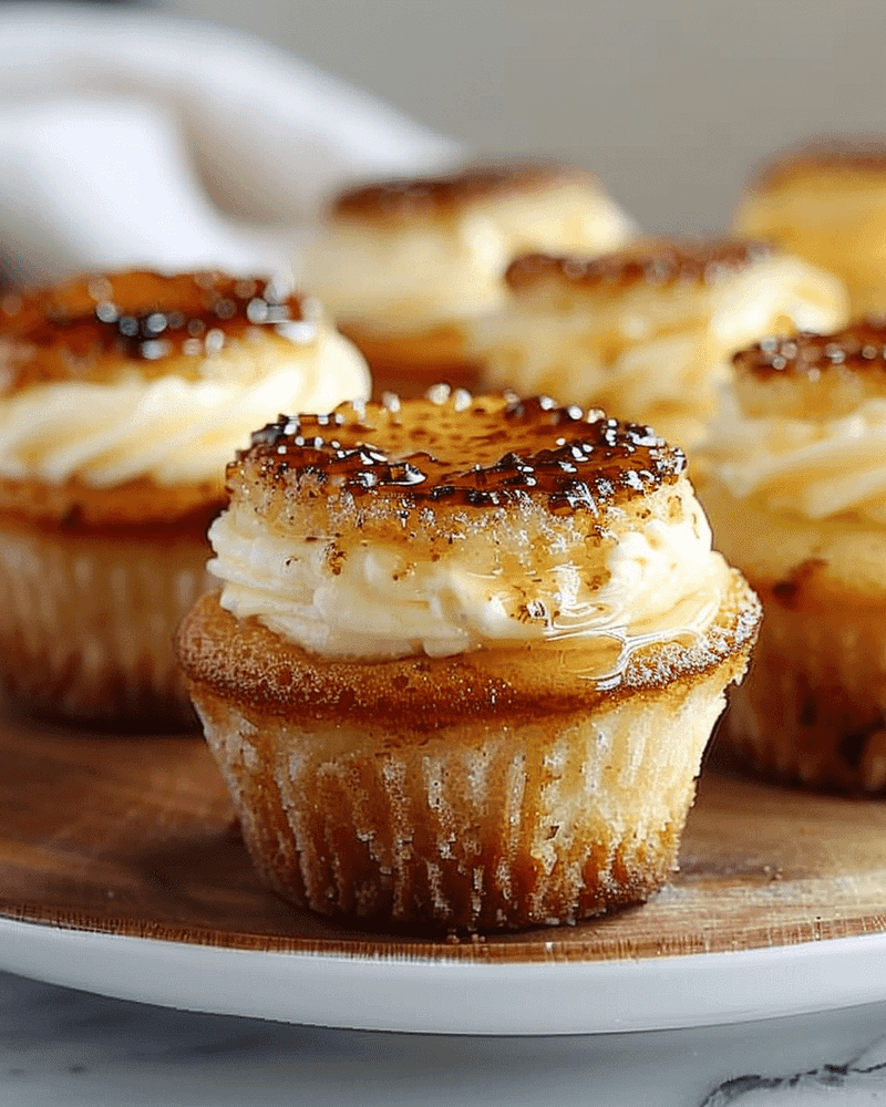Crème Brûlée Cupcakes