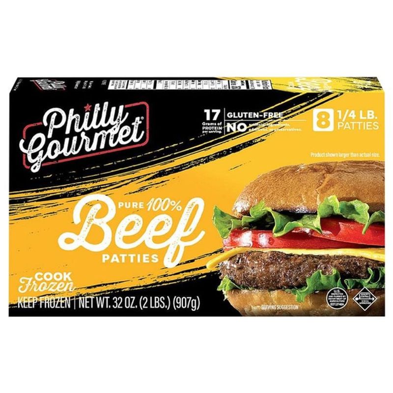 Philly Gourmet 100% Beef Patties