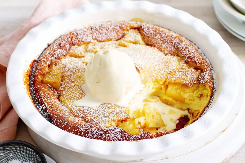 Pineapple Clafoutis