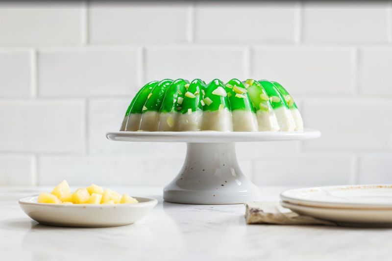 Pineapple and Lime Jello Parfaits