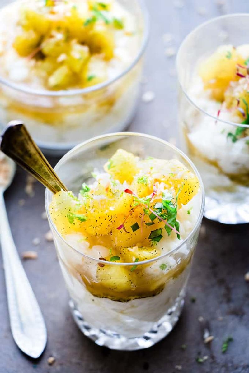 Pineapple Rice Pudding