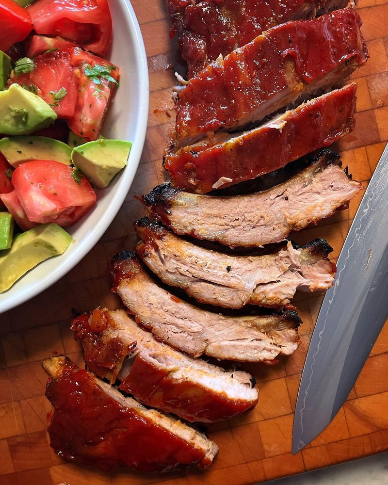Pineapple-Rum Glazed Pork Tenderloin