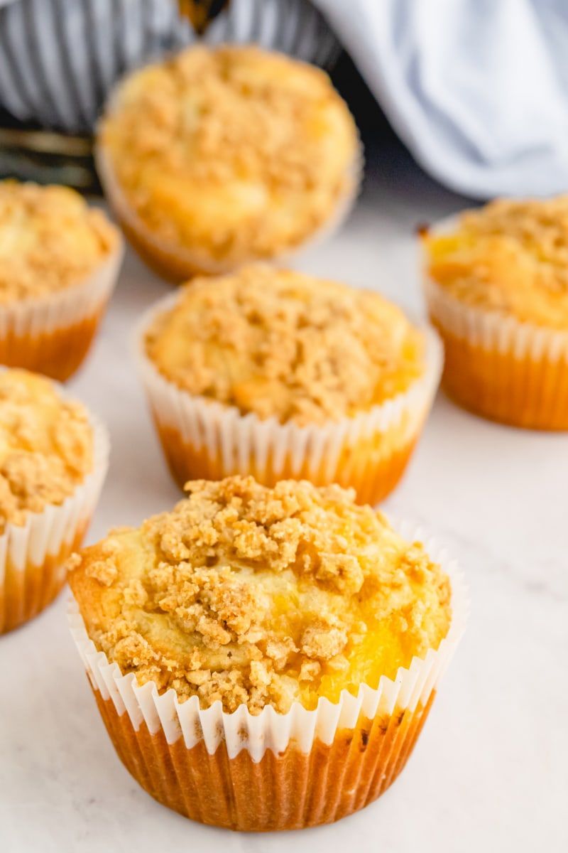 Pineapple Muffins with Streusel Topping