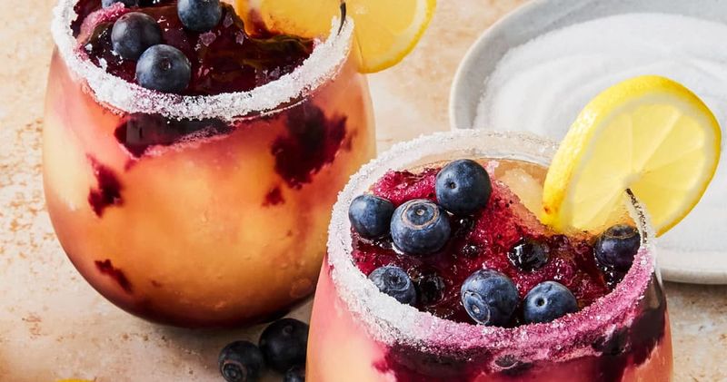 Blueberry Lemon Drop Slushies